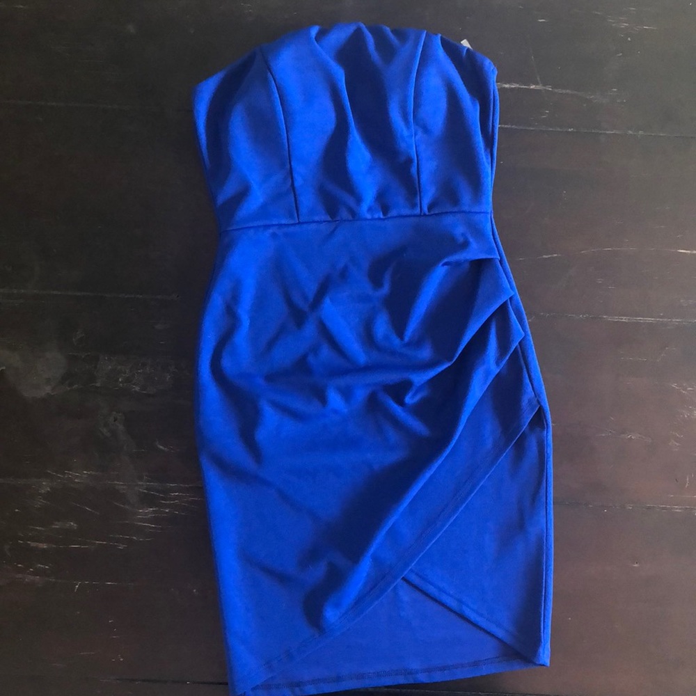 Blue Charlotte Rousse dress, worn, size s